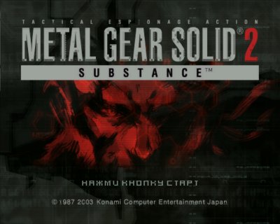 Metal Gear Solid 2 Substance